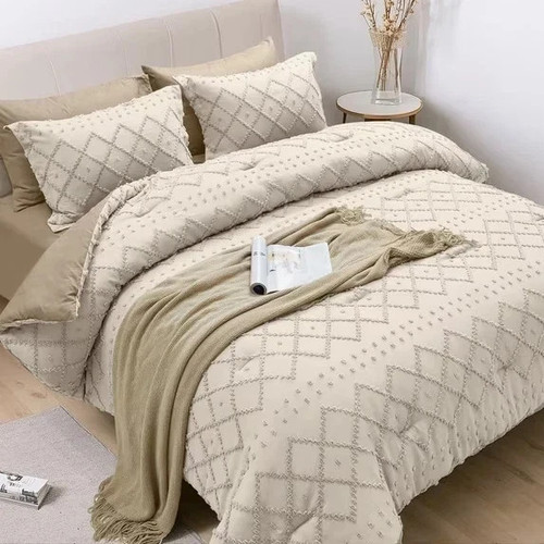 Justlet queen tufted - tufted, comforter